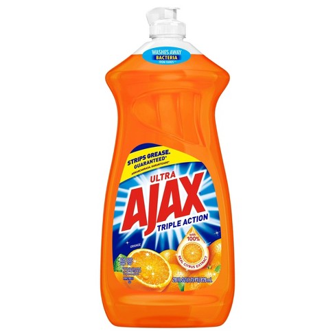 AJAX Ultra Triple Action Liquid Dish Soap 28oz Bottle