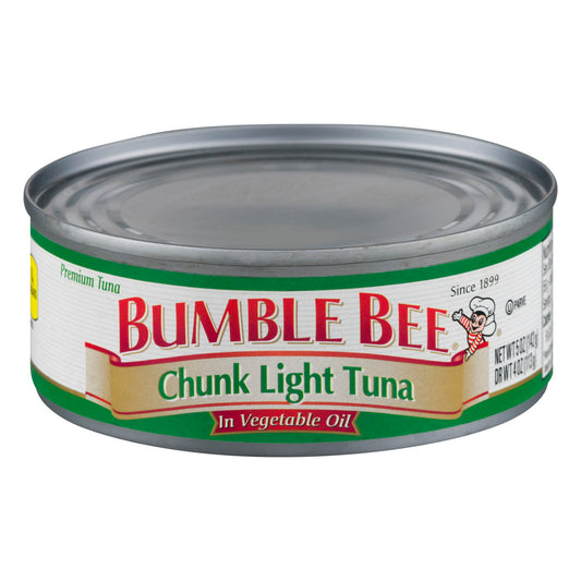 Bumble Bee Chunk Light Tuna in Vegetable Oil 5oz