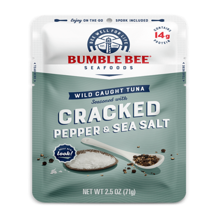 Bumble Bee Cracked Pepper & Sea Salt Seasoned Tuna 2.5oz