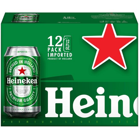 Heineken Lager 12oz Can Pack