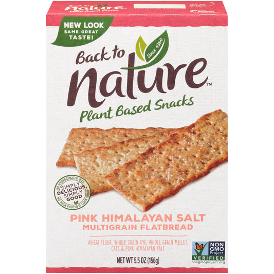 Back to Nature Plant Based Snacks 5.5oz+ (Crackers and Flatbread)