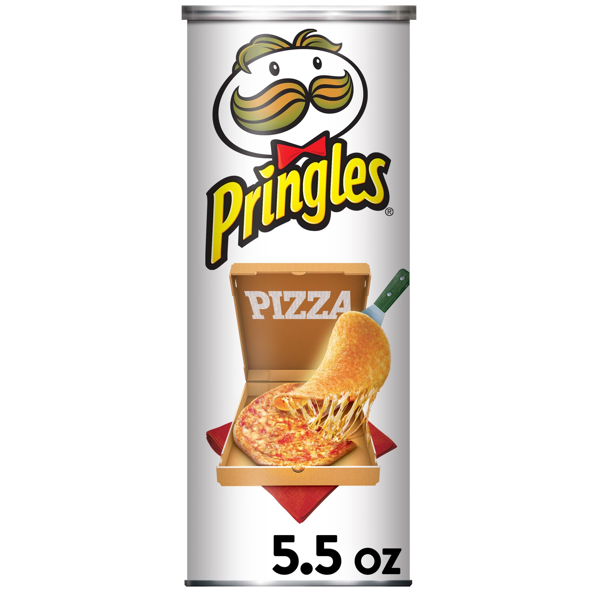 Pringles Potato Crisps Chips, Pizza, 5.5 oz, Pringles