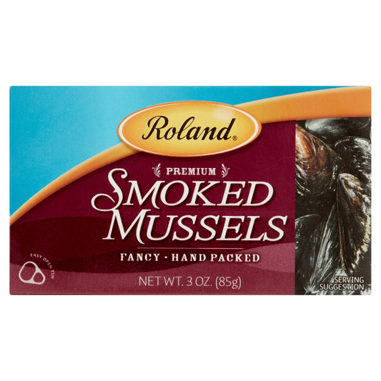 Roland Naturally Smoked Mussels 3oz