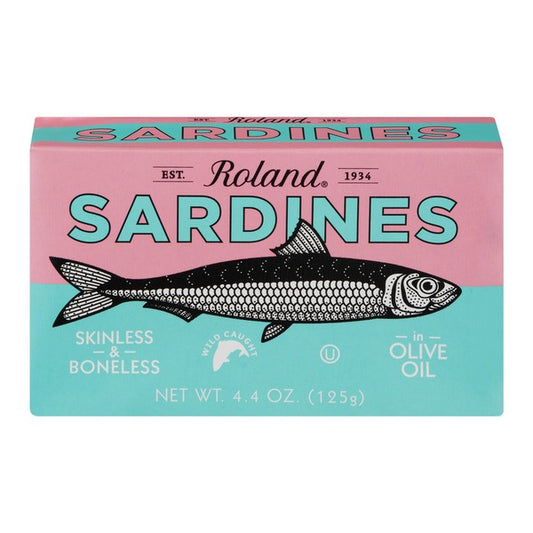 Roland Sardines in Olive Oil 4.4oz