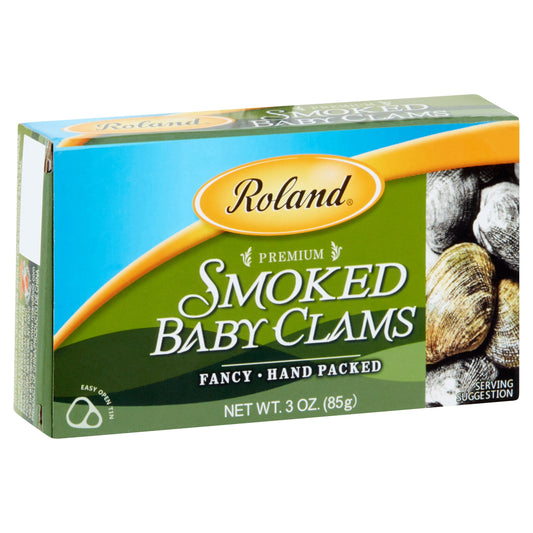 Rolands Smoked Baby Clams 3oz