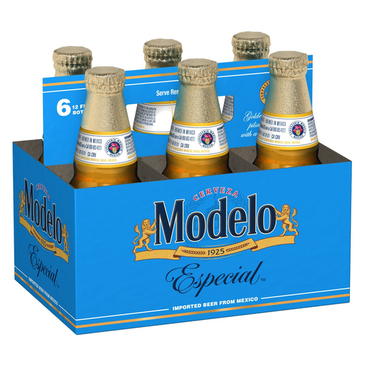 Modelo Especial Lager Beer 12oz Bottle Pack
