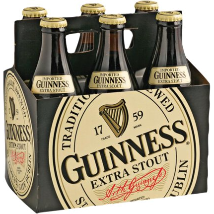 Guinness Extra Stout 12oz Bottle Pack