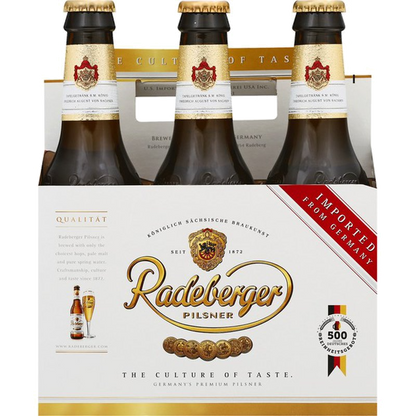 Radeberger Pilsner 12oz Bottle Pack