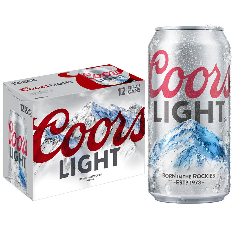 Coors Light 12oz Can 12 Pack Flavors