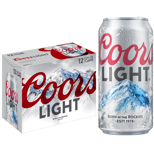 Coors Light 12oz Can 12 Pack