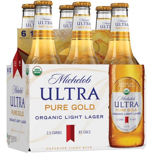 Michelob Ultra Pure Gold 12oz Bottle Pack